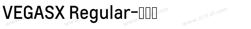 VEGASX Regular字体转换